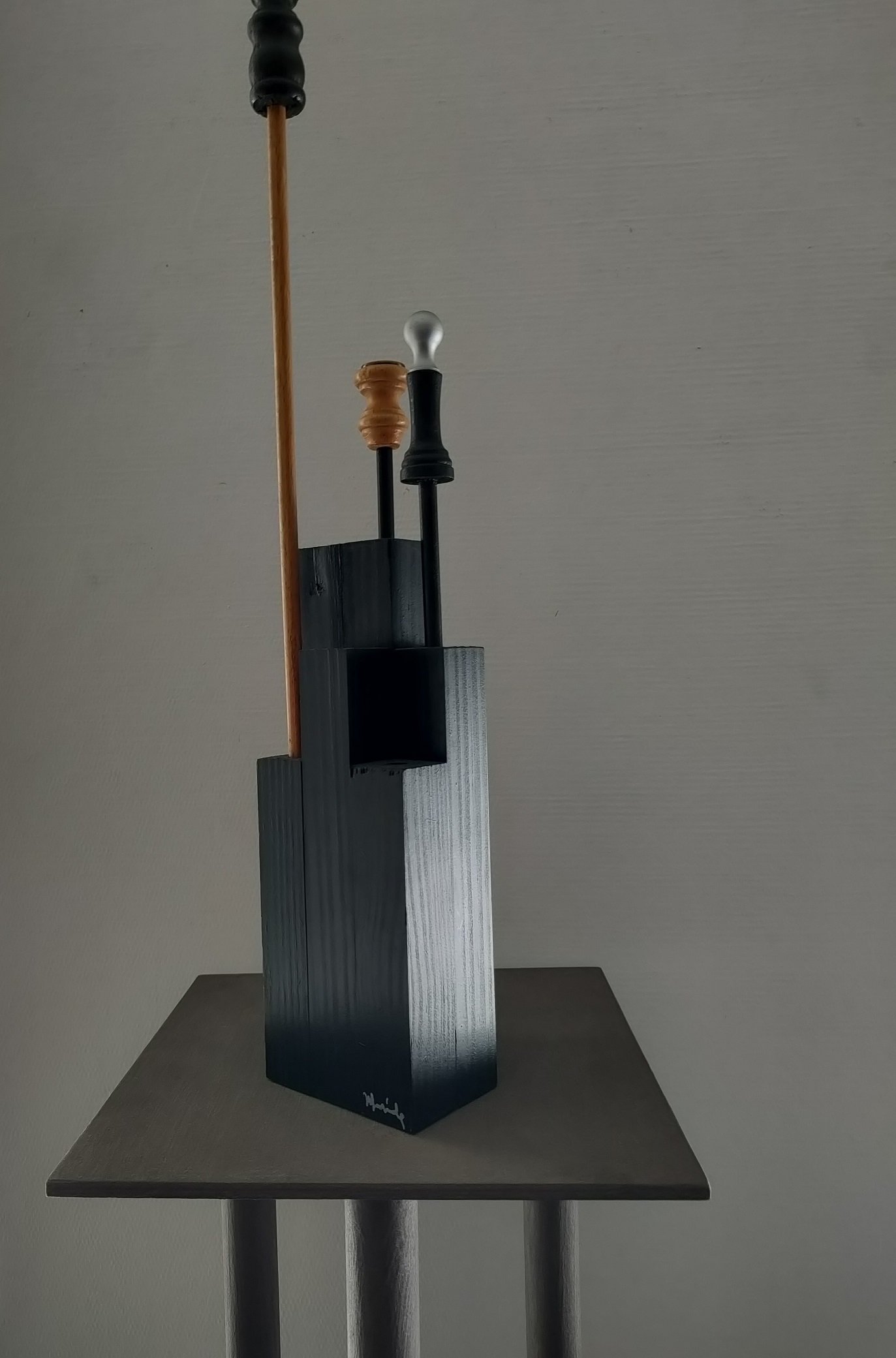 Sculpture Tótem negro
